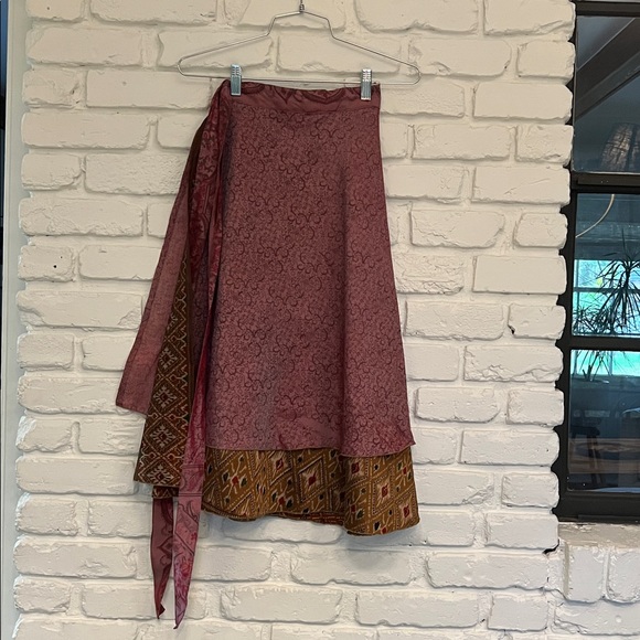 Vintage Multicolor A-Line Skirt - Picture 4 of 7